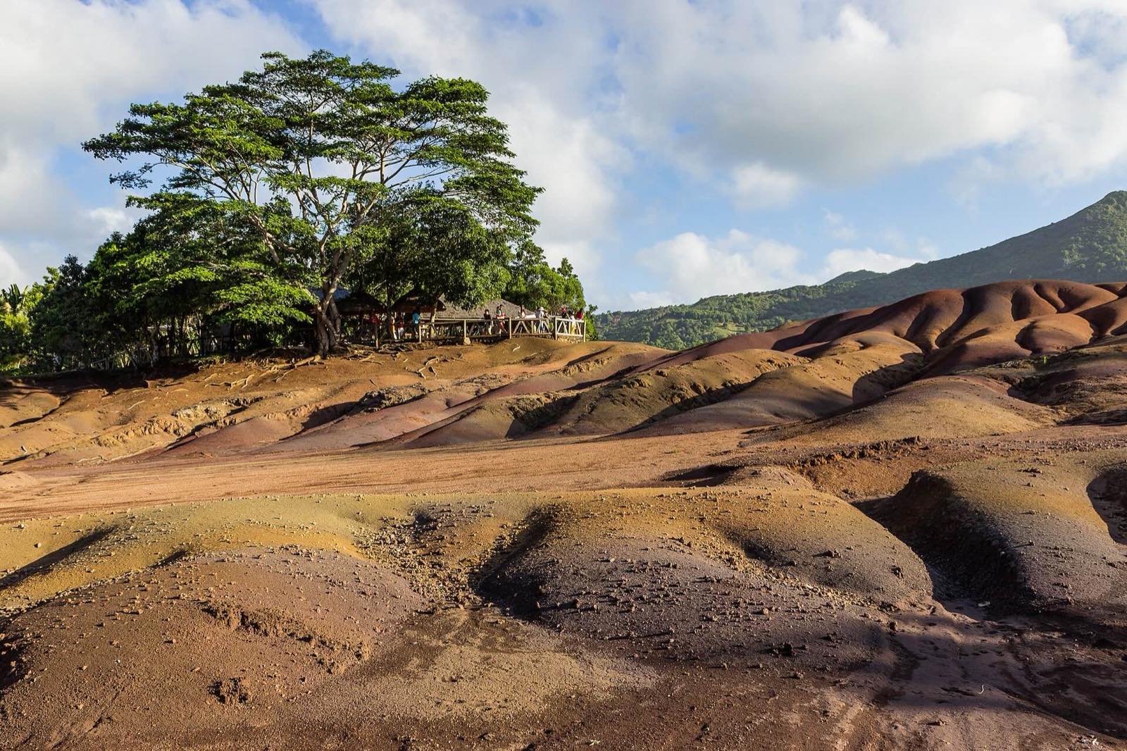 The Seven Coloured Earths of Chamarel, Mauritius